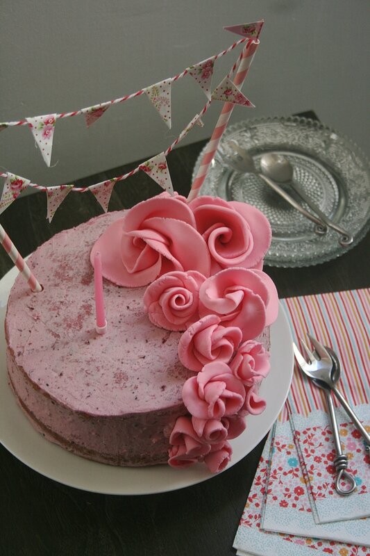Nacked cake tout rose - Passion culinaire 1