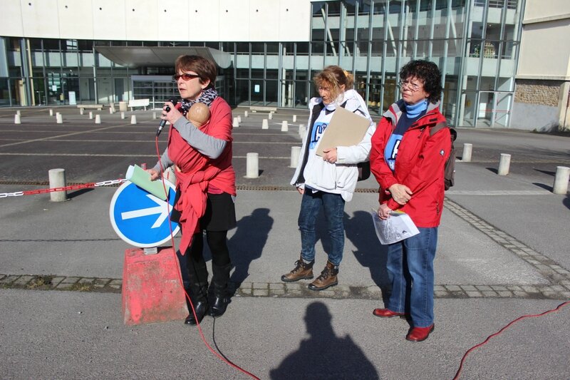 défense hopital Avranches samedi 7 mars 2015 Comité d'Usagers pour la Défense de l'Hopital de Proximité responsables