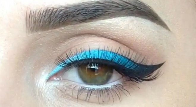 oeil-maquille-oeil-de-biche-eye-liner-bleu-cil-sourcil-oeil-vert-mascara-make-up