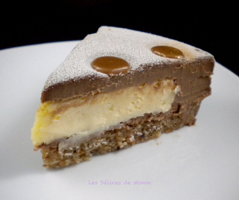 Entremets Praliné citron
