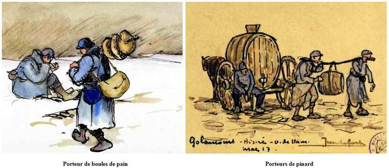 Porteurs pain pinard