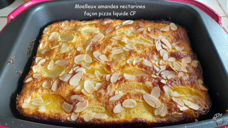 0626 Moelleux amandes nectarines façon pizza liquide CF 2