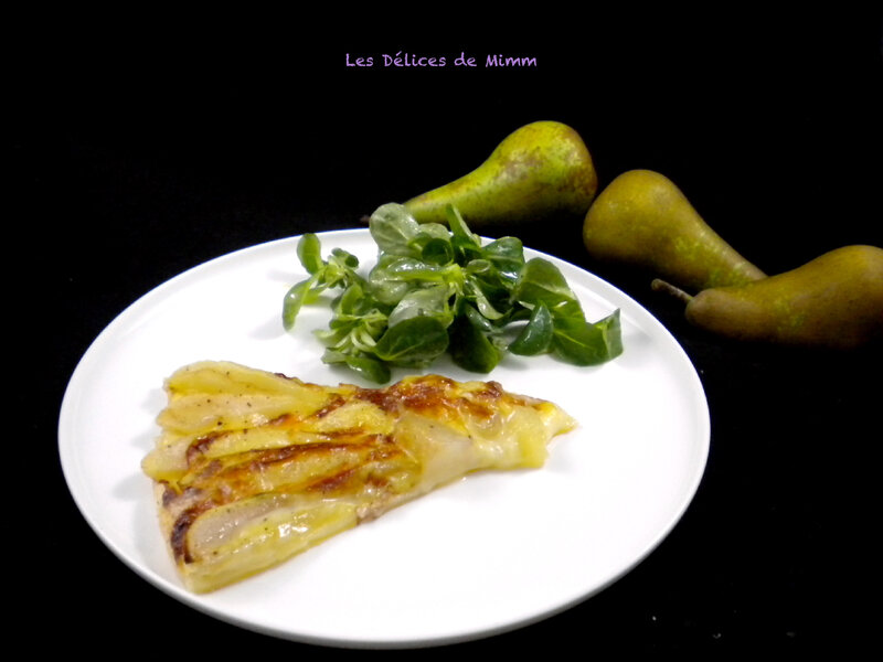 Tarte feuilletée aux poires et au Maroilles 4