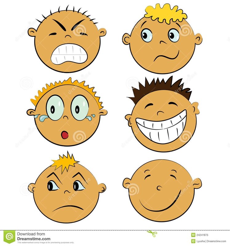 visages-d-enfants-réglés-émotions-de-gens-24241875
