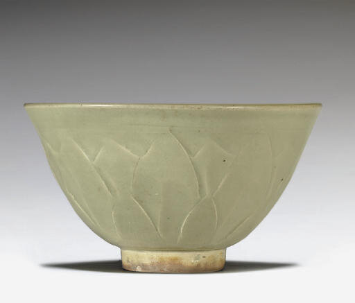 A Yaozhou celadon carved bowl, Northern Song dynasty, 11th century