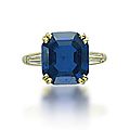 ﻿A Sapphire and diamond ring, by <b>Boucheron</b>