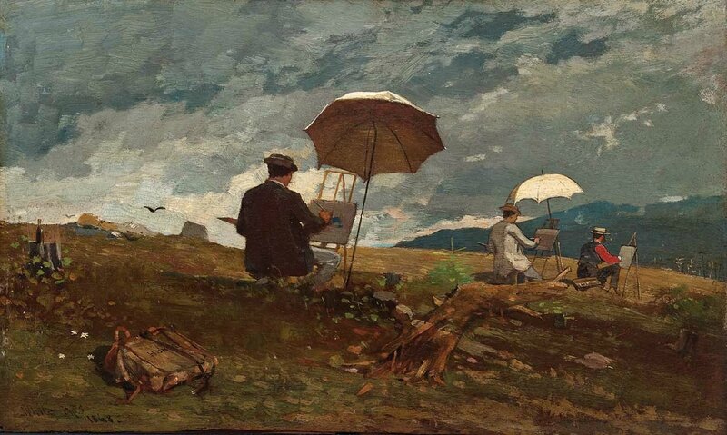 Winslow_Homer_-_Artists_Sketching_in_the_White_Mountains