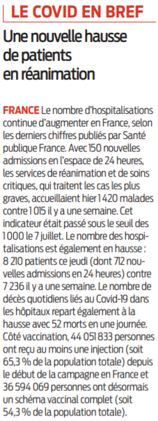 2021 08 06 SO Le Covid en bref