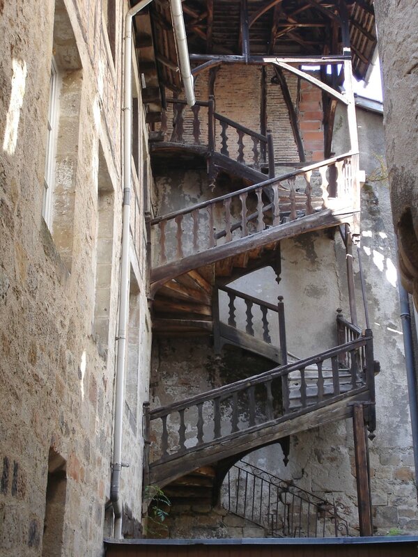 escalier à Figeac