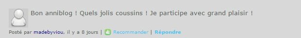 commentaire gagnant
