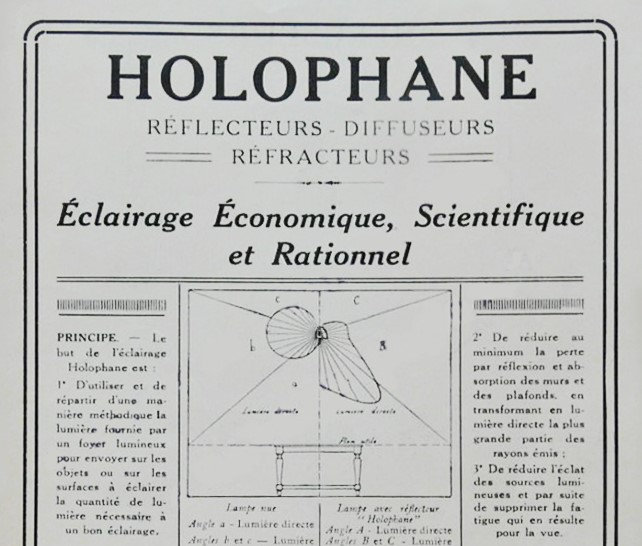 Publicité Eclairage Holophane R