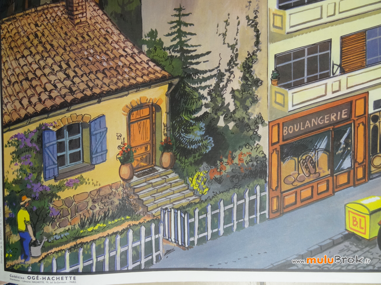 Affiche-Ogé-Hachette-LA-RUE-3-muluBrok-Vintage