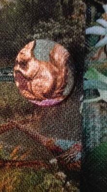 Veste VICTORINE en toile de coton imprimée montagne du tyrol - Doublure de satin noir (14)