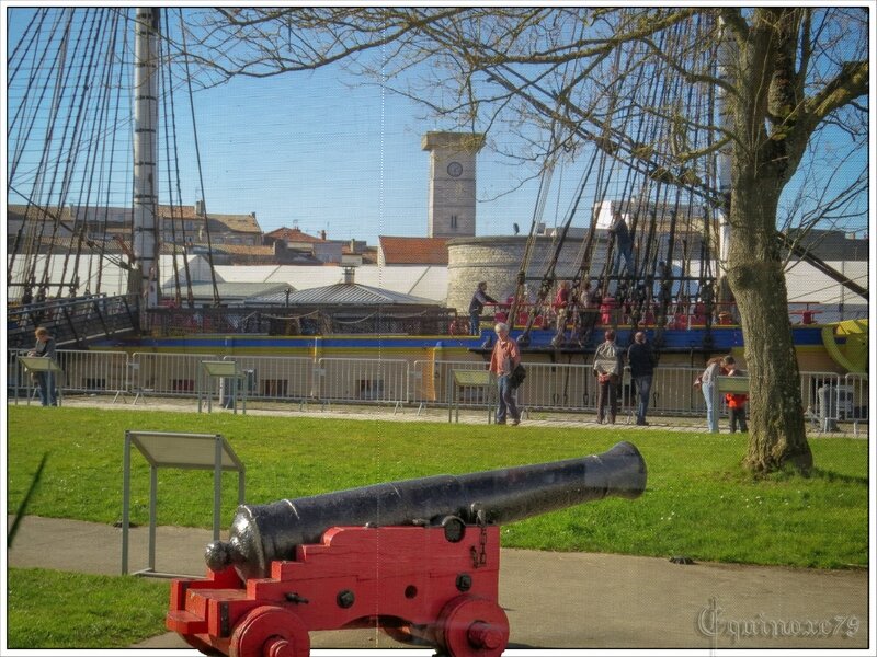 Canon Hermione La Fayette port de Rochefort