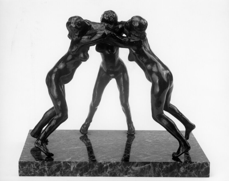 Auguste-Rodin-The-Three-Faunesses-press