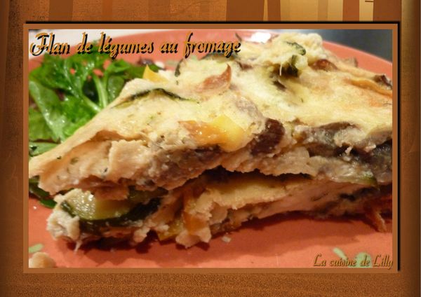 flan de légumes au fromage