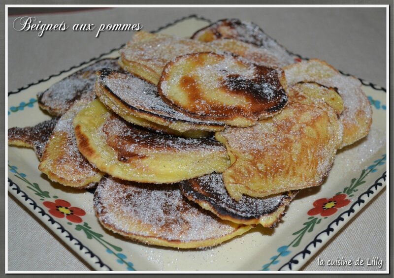beignets aux pommes