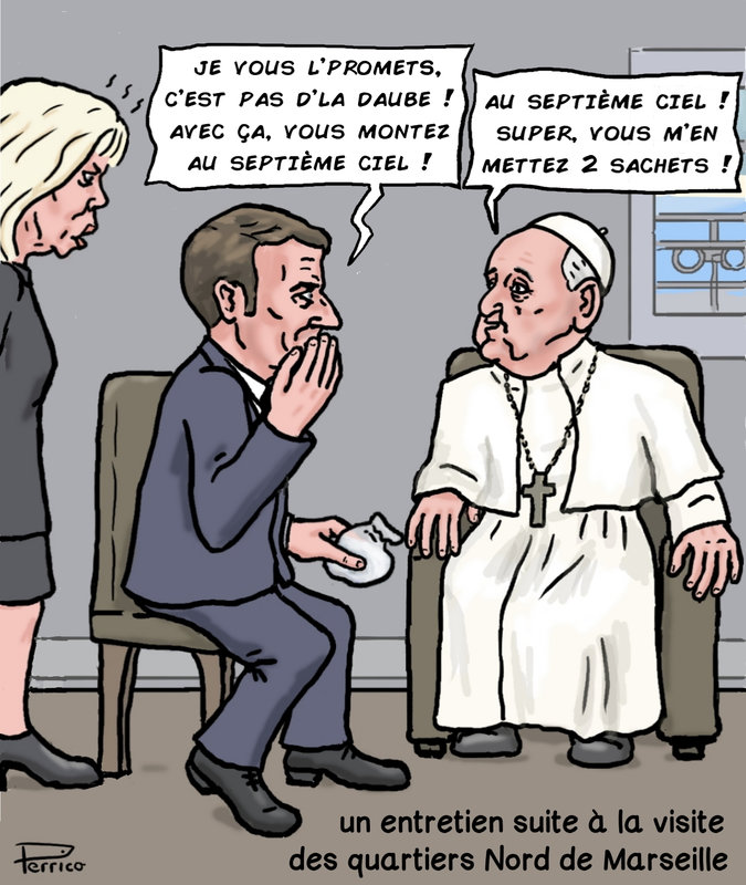 Macron et le Pape François - 25 septembre 2023