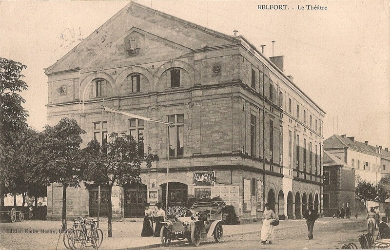 Belfort CPA Fbg Montbéliard n°1 Théâtre Voiture