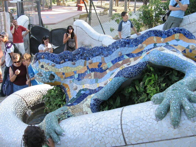 Le fameux lézard Parc Guëll
