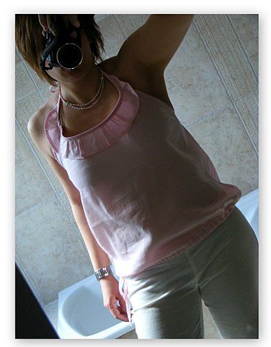 lin soyeux rose