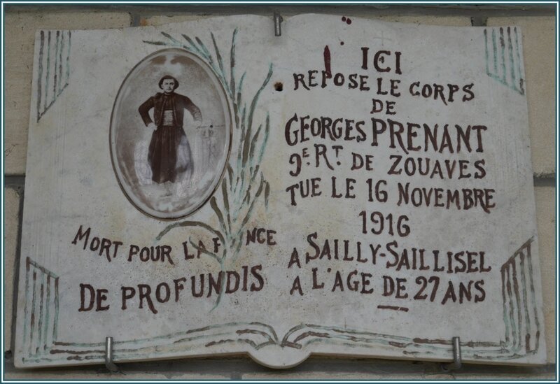 PRENANT Georges plaque
