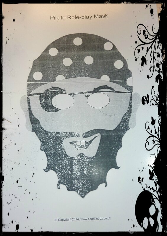collage pirates mask