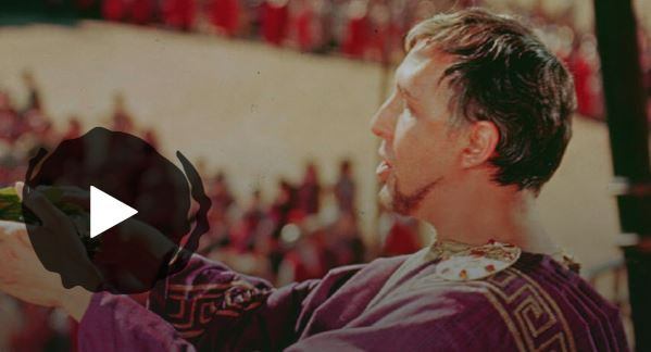 Capture de l’acteur Stephen Boyd dans le film « Ben-Hur »