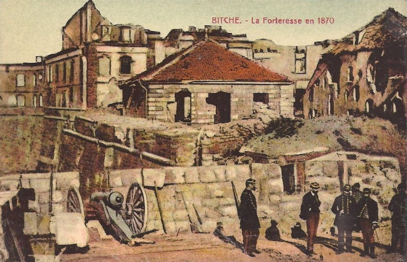 Bitche CPA Forteresse 1870