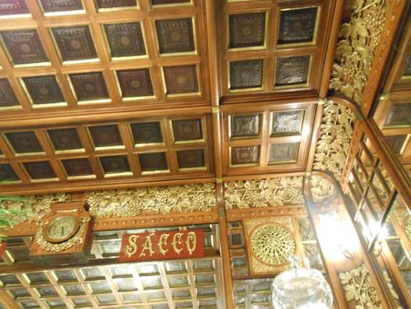 Plafond du café Mulassano