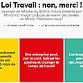 Loi Travail, NON - Macron, <b>el</b> <b>Khomri</b> et Valls, dégagez! 
