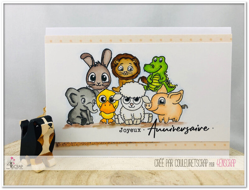 Couleuretscrap_pour_4enscrap_J3_printemps_carte_animaux_anniversaire