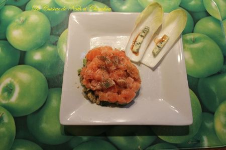 Tartare de saumon sur lit d'avocats_blog