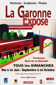 affiche la garonne expose