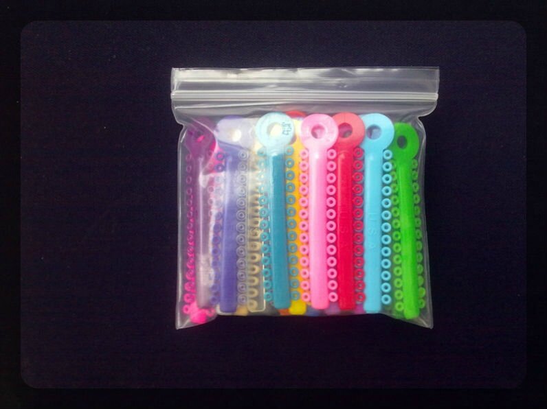 1-Pack-Brand-new-font-b-Dental-b-font-Orthodontic-multi-colored-ligature-font-b-ties