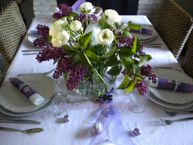 Table poétique de Pâques autour du lilas 2