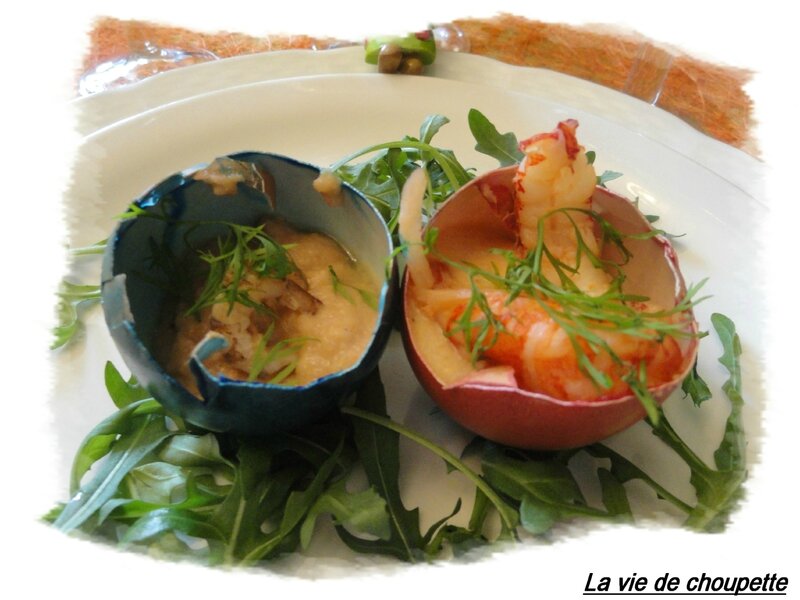 mousse crustacés
