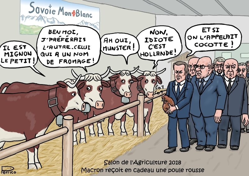 Macron au Salon de l'agriculture 2018 27 février 2018