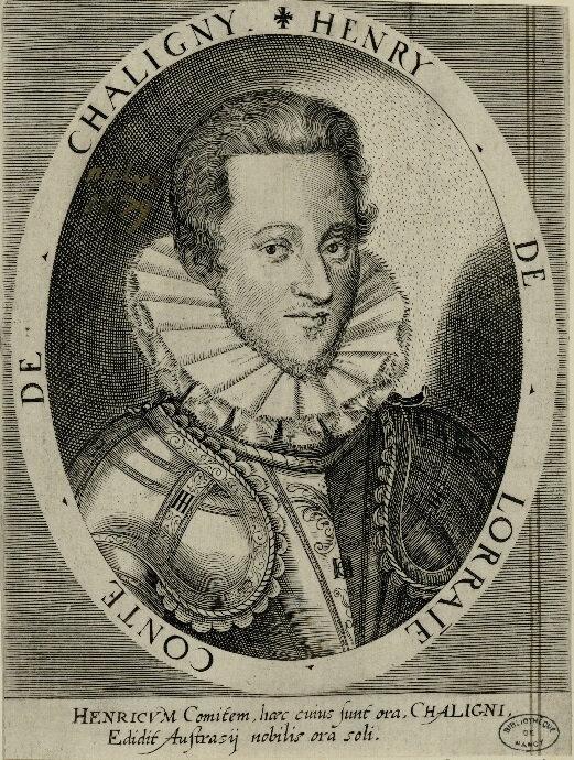 Portrait d'Henri de Chaligny à la Bibliothèque de Nancy (cliché galeries.limedia.fr)