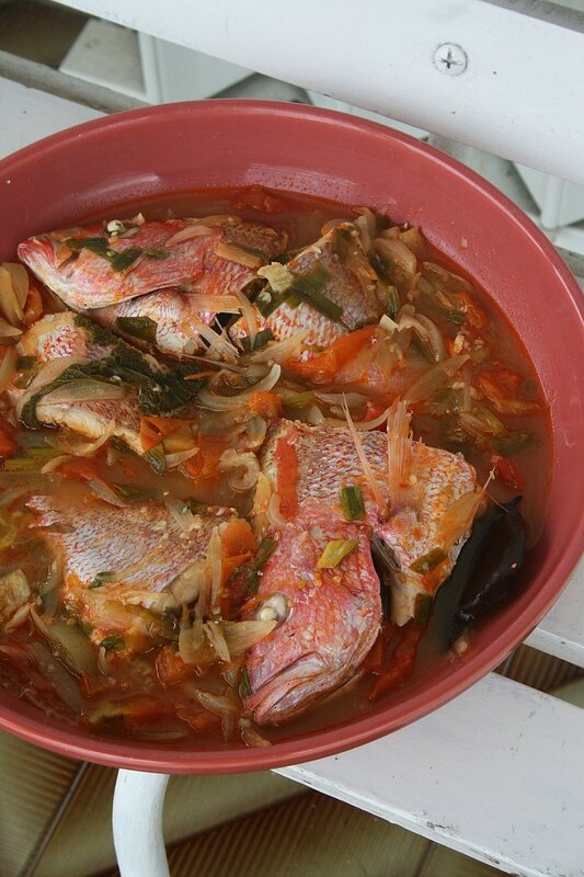 Court bouillon de poisson à l'antillaise - Minouchka