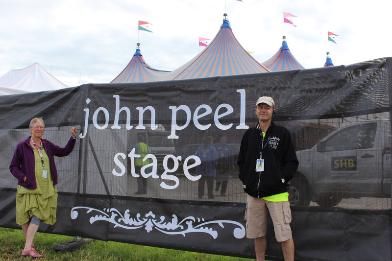 Jonathan Badger_Judi Badger_John Peel Stage_Glastonbury festival_Glastonbury_2013