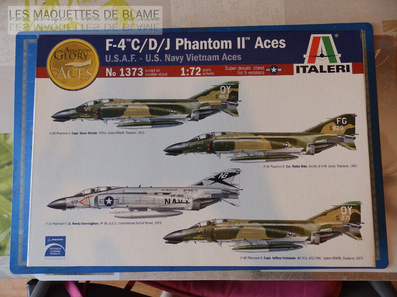 MCDONELL DOUGLAS F-4C PHANTOM II COL.  ROBIN OLDS USAF 433TH, 8 TFWB UBON THAILAND 1967 IALERI [1/72] (EN VOL) 120596451