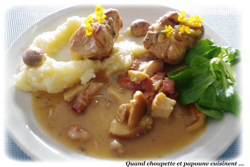 lapin aux cèpes purée de panais-4742