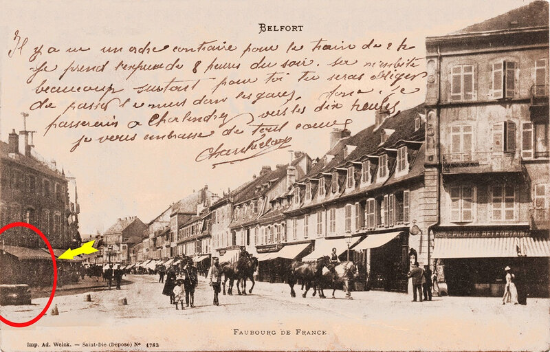 Belfort CPA Fbg France BF 1891-94a