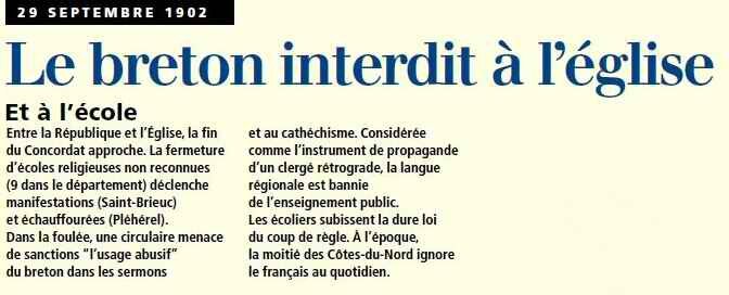 Le breton interdit