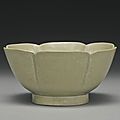 A foliate-rim 'Yue' bowl, Five dynasties, 10th century