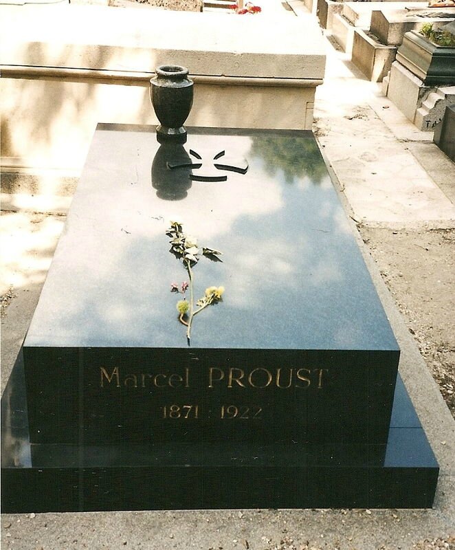 Paris, cimetière Père Lachaise, tombe de Proust
