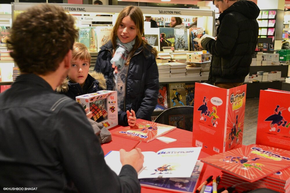 Blateman et Bobine FNAC Toison d'Or Bruxelles 5 mars 2016 