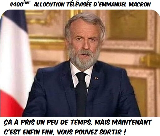 Quartier Drouot - Allocution télévisée d'Emmanuel Macron