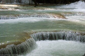 Laos Luang Prabang cascades Laos Luang Prabang cascades